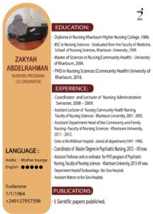 Dr. Zakyah Abdelrahman